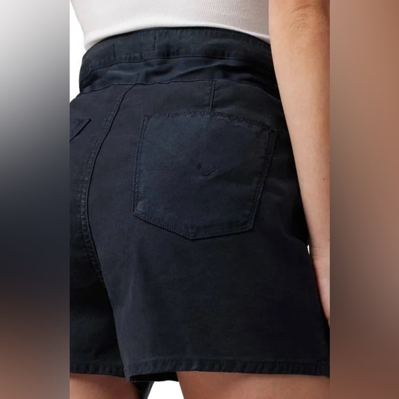 Hudson Women’s Paper Bag Shorts In Black‎ Beauty Size 26 - Picture 4 of 6